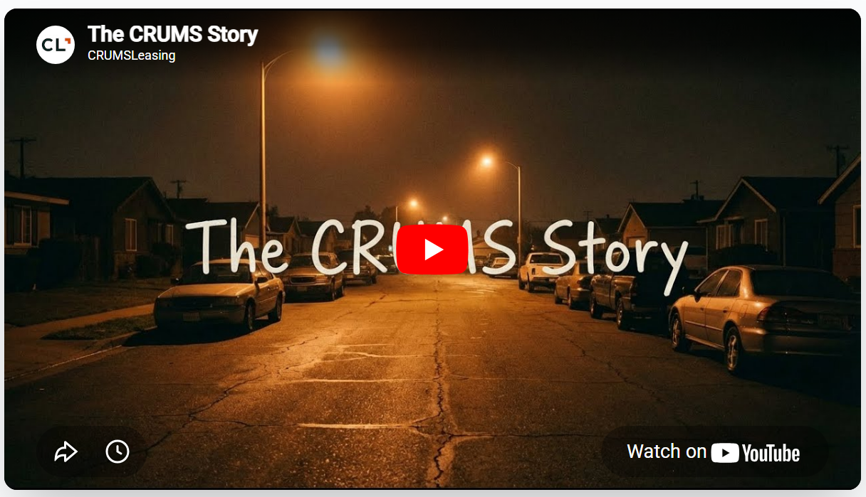 The CRUMS Story - watch our origin story video